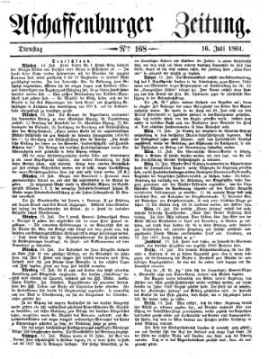 Aschaffenburger Zeitung Dienstag 16. Juli 1861