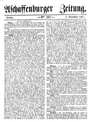 Aschaffenburger Zeitung Freitag 8. November 1861