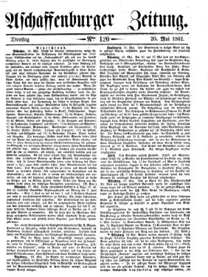 Aschaffenburger Zeitung Dienstag 20. Mai 1862