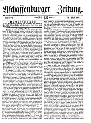 Aschaffenburger Zeitung Mittwoch 28. Mai 1862