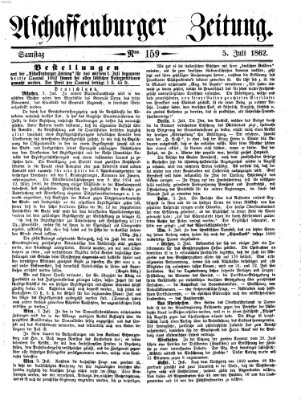 Aschaffenburger Zeitung Samstag 5. Juli 1862