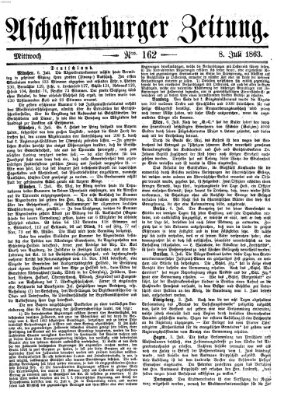 Aschaffenburger Zeitung Mittwoch 8. Juli 1863