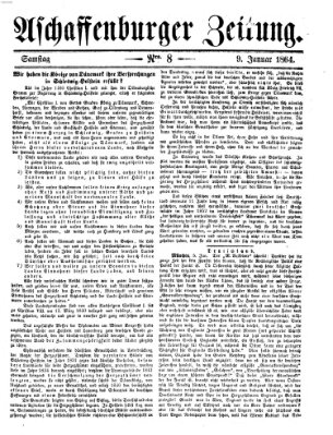 Aschaffenburger Zeitung Samstag 9. Januar 1864