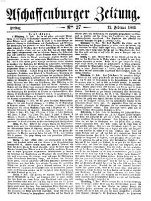 Aschaffenburger Zeitung Freitag 12. Februar 1864