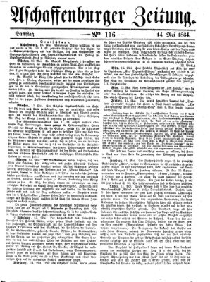 Aschaffenburger Zeitung Samstag 14. Mai 1864