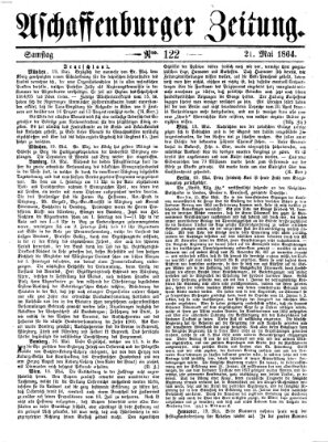 Aschaffenburger Zeitung Samstag 21. Mai 1864