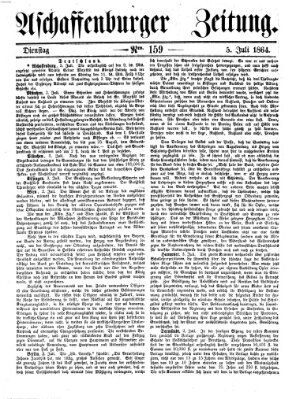 Aschaffenburger Zeitung Dienstag 5. Juli 1864