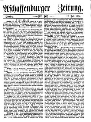 Aschaffenburger Zeitung Dienstag 12. Juli 1864