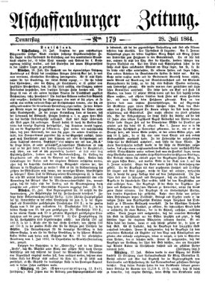 Aschaffenburger Zeitung Donnerstag 28. Juli 1864