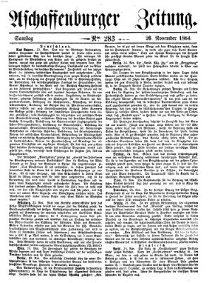 Aschaffenburger Zeitung Samstag 26. November 1864