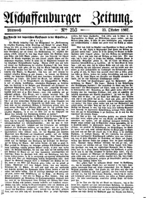 Aschaffenburger Zeitung Mittwoch 23. Oktober 1867