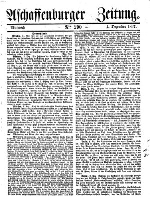 Aschaffenburger Zeitung Mittwoch 4. Dezember 1867