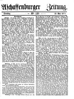 Aschaffenburger Zeitung Dienstag 19. Mai 1868