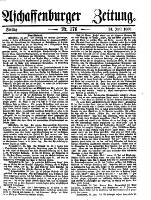 Aschaffenburger Zeitung Freitag 24. Juli 1868