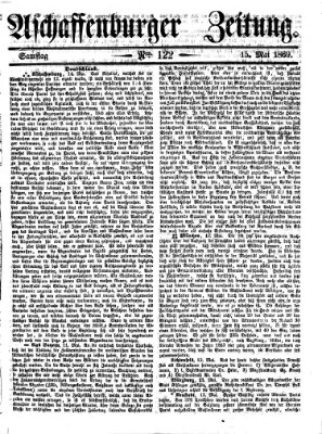 Aschaffenburger Zeitung Samstag 15. Mai 1869