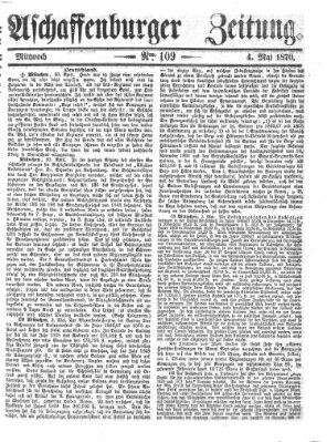 Aschaffenburger Zeitung Mittwoch 4. Mai 1870