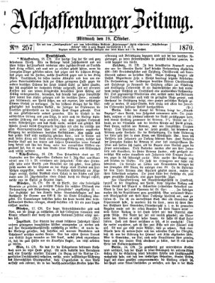 Aschaffenburger Zeitung Mittwoch 19. Oktober 1870