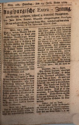 Augsburgische Ordinari Postzeitung von Staats-, gelehrten, historisch- u. ökonomischen Neuigkeiten (Augsburger Postzeitung) Dienstag 13. Juli 1779