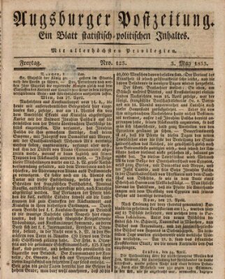 Augsburger Postzeitung Freitag 3. Mai 1833