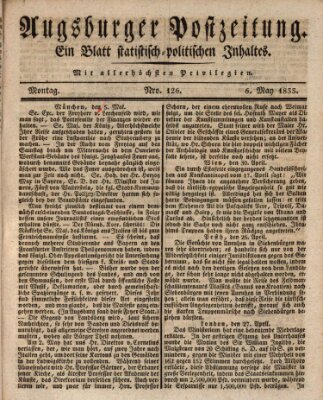 Augsburger Postzeitung Montag 6. Mai 1833