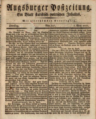 Augsburger Postzeitung Dienstag 7. Mai 1833