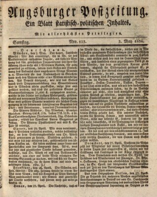 Augsburger Postzeitung Samstag 3. Mai 1834