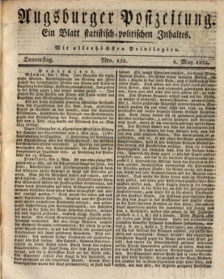 Augsburger Postzeitung Donnerstag 8. Mai 1834