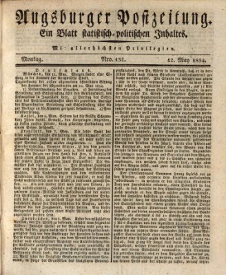 Augsburger Postzeitung Montag 12. Mai 1834