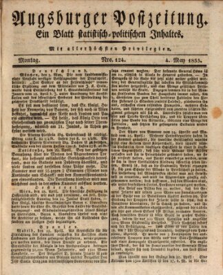 Augsburger Postzeitung Montag 4. Mai 1835