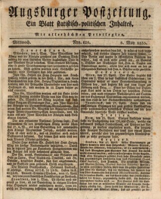 Augsburger Postzeitung Mittwoch 6. Mai 1835