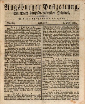 Augsburger Postzeitung Samstag 9. Mai 1835