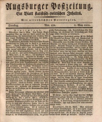 Augsburger Postzeitung Dienstag 3. Mai 1836