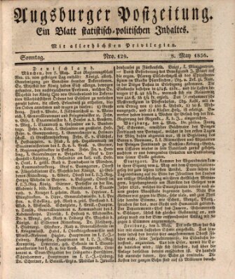 Augsburger Postzeitung Sonntag 8. Mai 1836