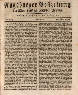 Augsburger Postzeitung Montag 16. Mai 1836