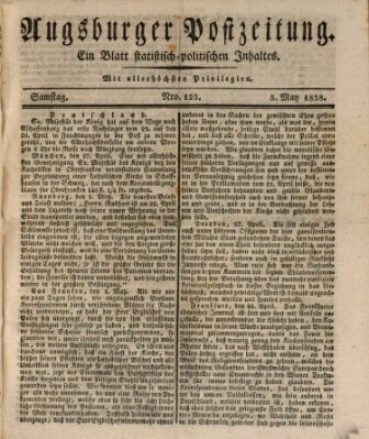 Augsburger Postzeitung Samstag 5. Mai 1838