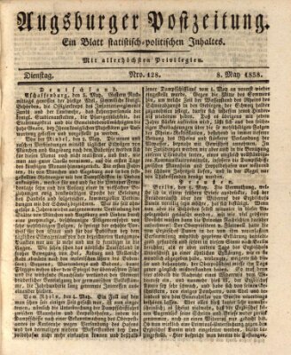 Augsburger Postzeitung Dienstag 8. Mai 1838