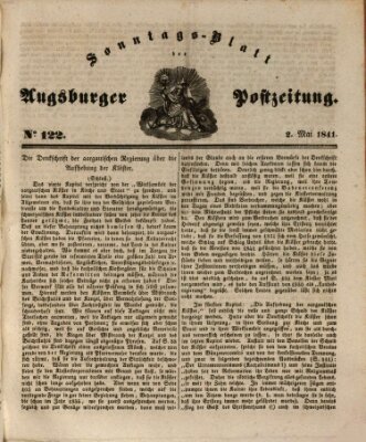 Augsburger Postzeitung Sonntag 2. Mai 1841