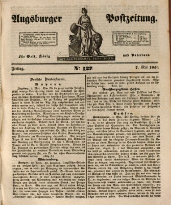 Augsburger Postzeitung Freitag 7. Mai 1841