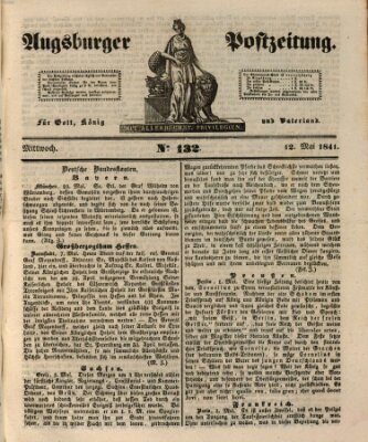 Augsburger Postzeitung Mittwoch 12. Mai 1841