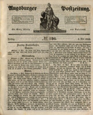 Augsburger Postzeitung Freitag 6. Mai 1842