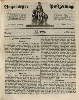 Augsburger Postzeitung Montag 9. Mai 1842