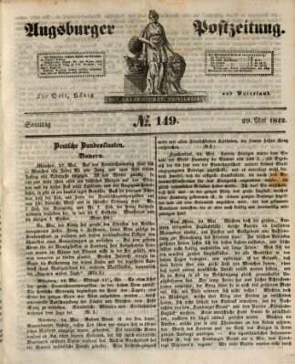 Augsburger Postzeitung Sonntag 29. Mai 1842