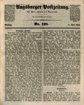 Augsburger Postzeitung Montag 8. Mai 1843