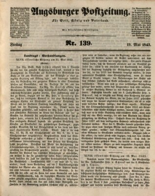 Augsburger Postzeitung Freitag 19. Mai 1843