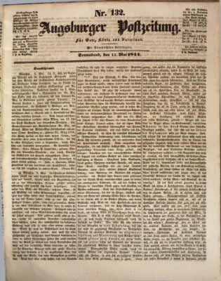 Augsburger Postzeitung Samstag 11. Mai 1844