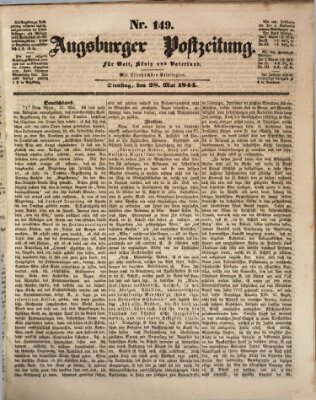 Augsburger Postzeitung Dienstag 28. Mai 1844