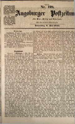 Augsburger Postzeitung Donnerstag 8. Mai 1845