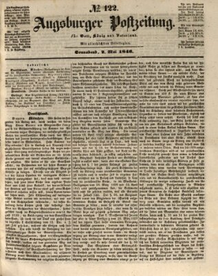 Augsburger Postzeitung Samstag 2. Mai 1846