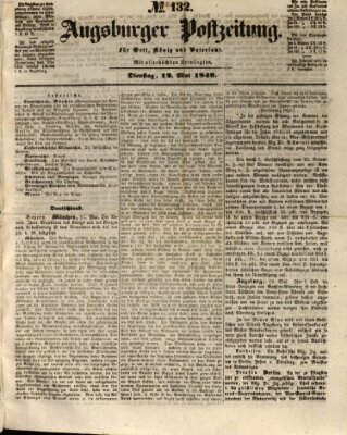 Augsburger Postzeitung Dienstag 12. Mai 1846