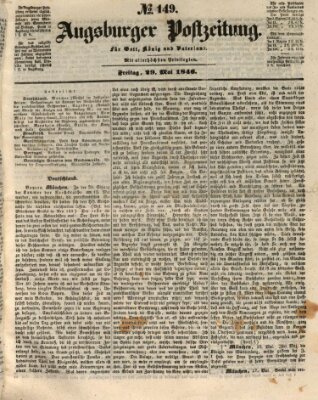 Augsburger Postzeitung Freitag 29. Mai 1846